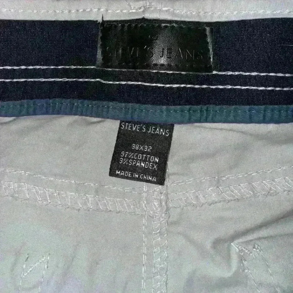 Steve’s Jeans Men’s Size 38X32 Color gray - Picture 2 of 3